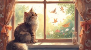 Cat Entertained Every Day
